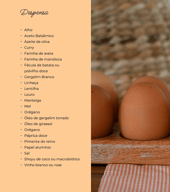 Bônus lista da despensa